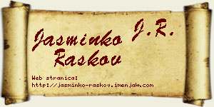 Jasminko Raškov vizit kartica